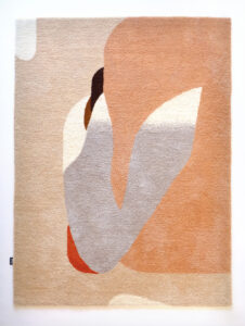 jennie gallaine design handmade rug made in sweden by jennie gallaine, 100% wool